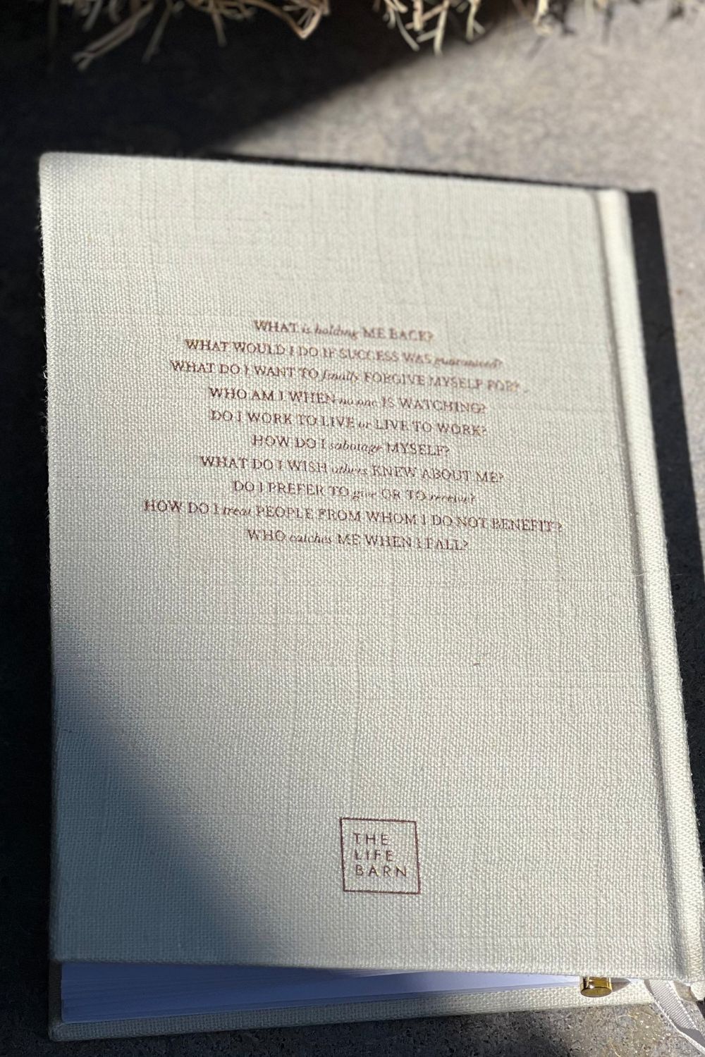 The Life Barn My Authentic Self Journal 100 Questions for Self