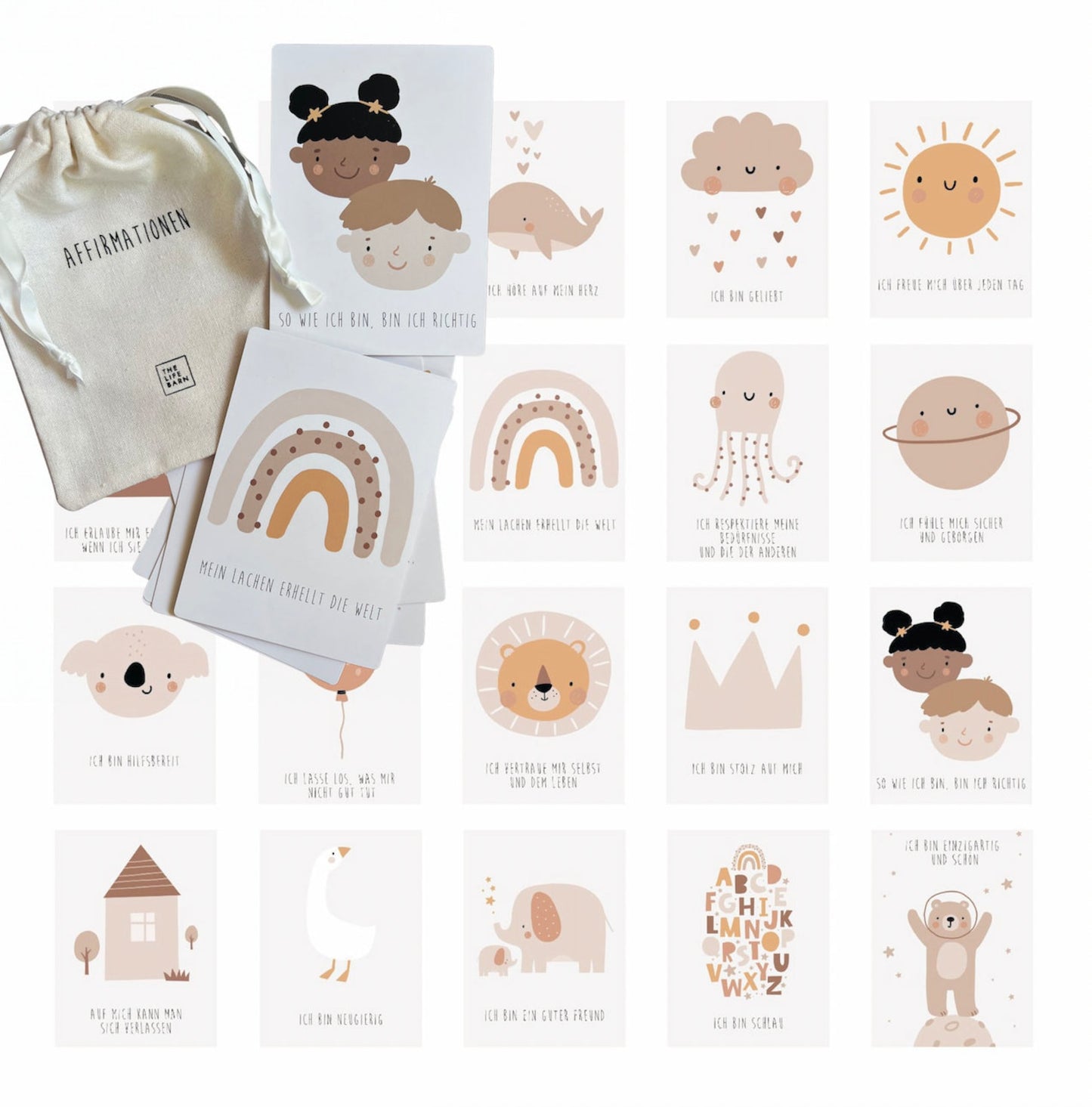 Affirmation cards children's encouragement cards positive beliefs gift birthday back to school
