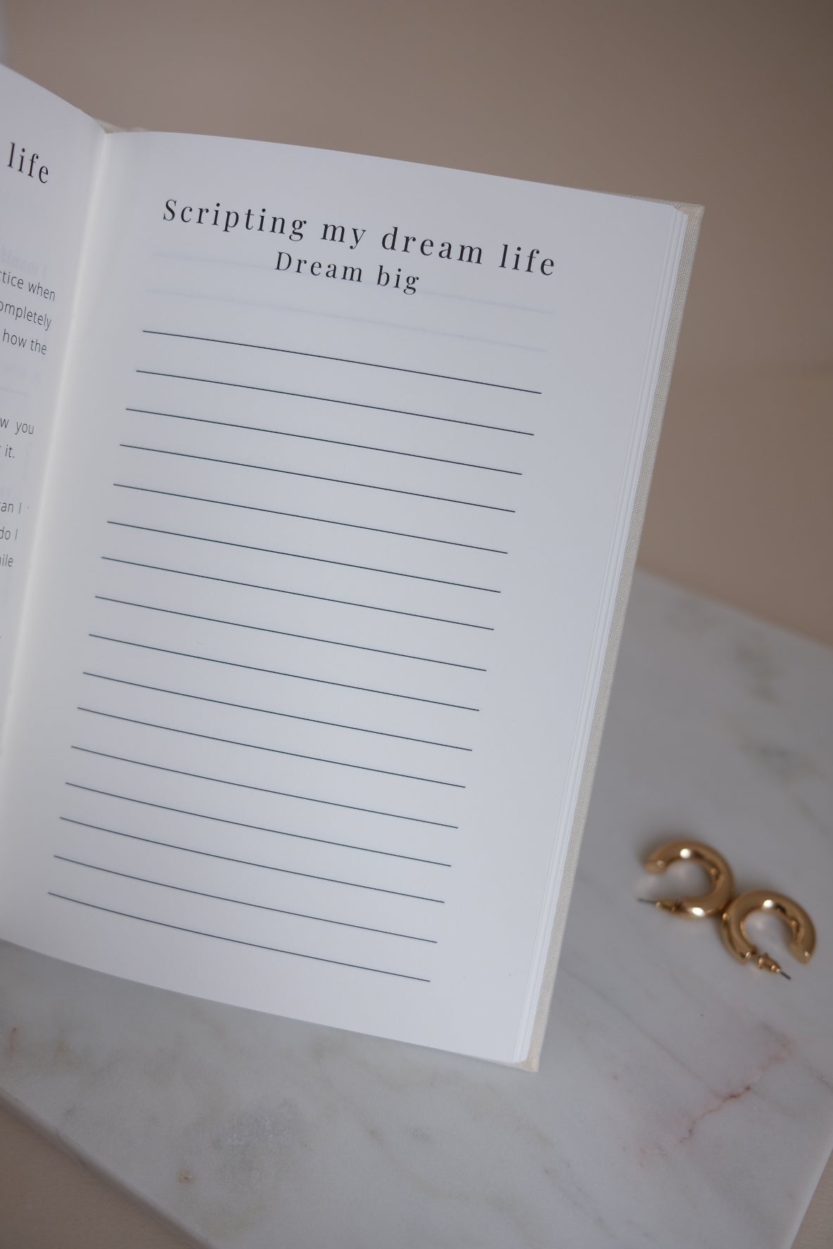 THE LIFE BARN Manifestation Journal: No dream is too big