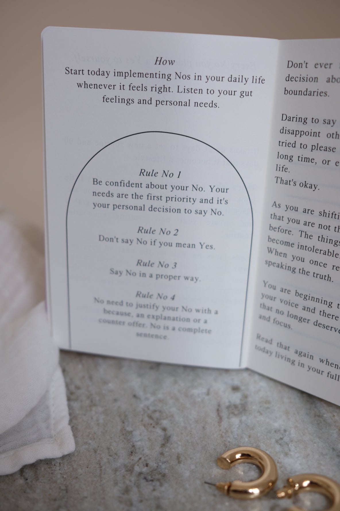 THE LIFE BARN The No Book: Setting Boundaries