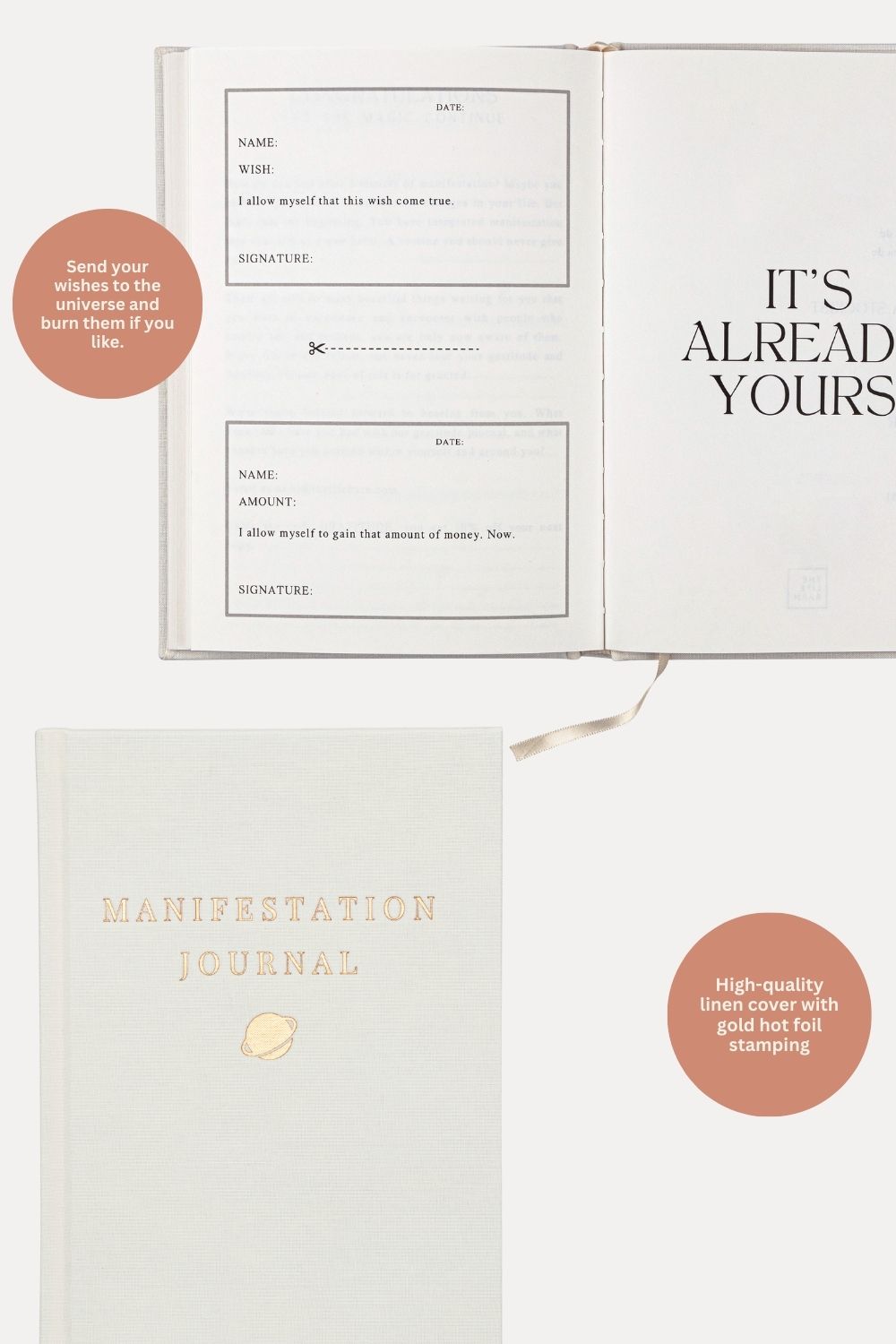 THE LIFE BARN Manifestation Journal english