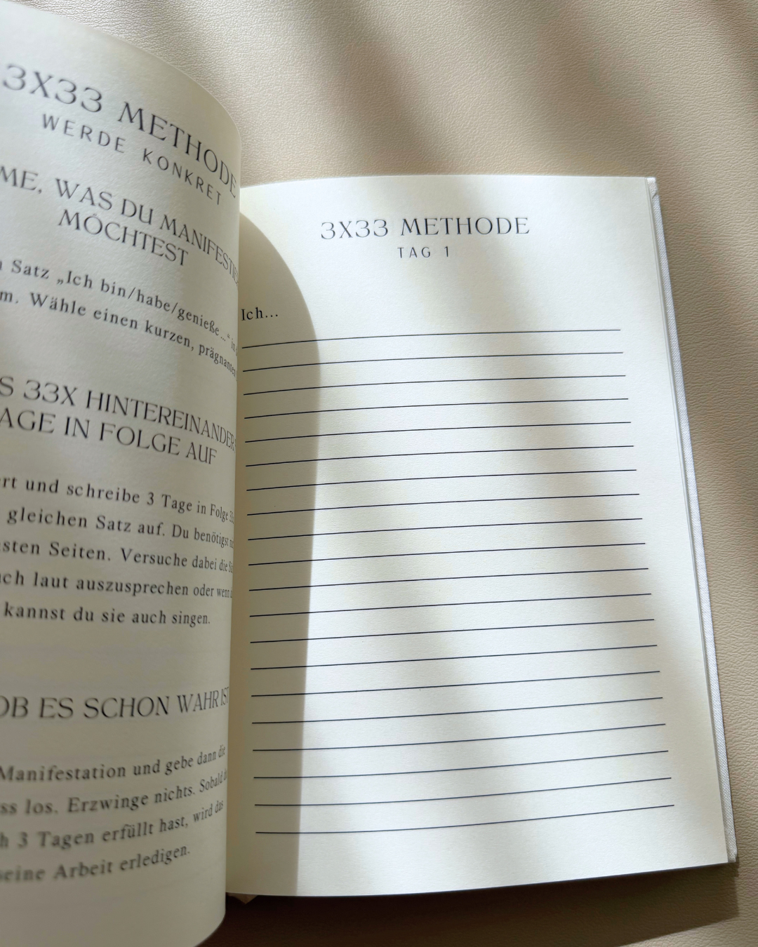 THE LIFE BARN Manifestation Journal deutsch