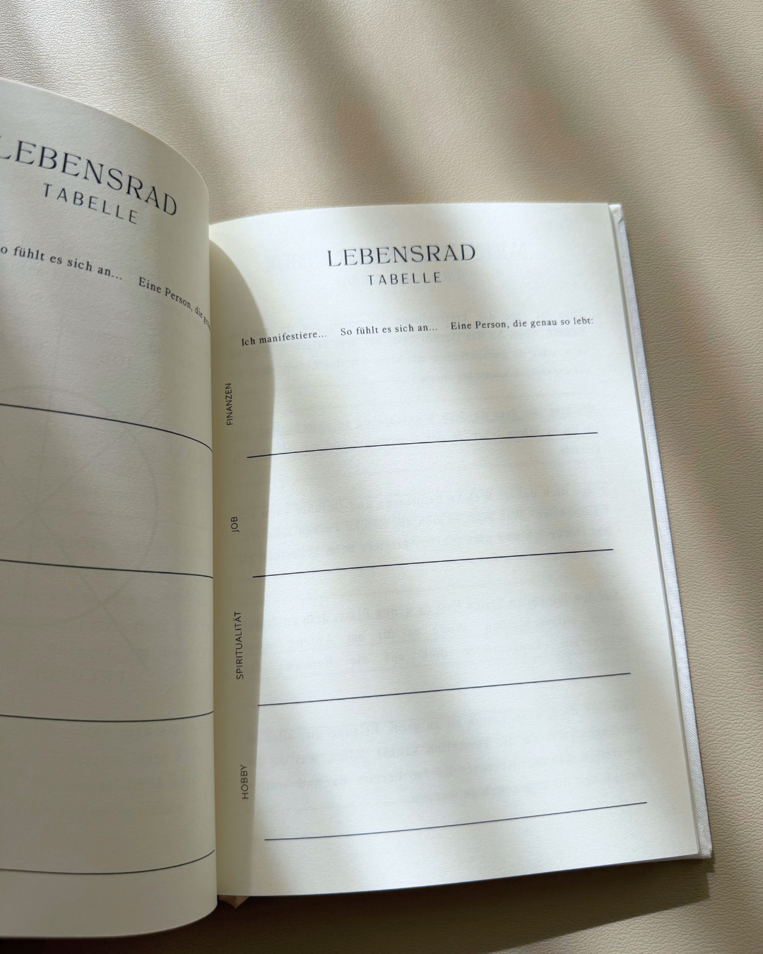 THE LIFE BARN Manifestation Journal deutsch