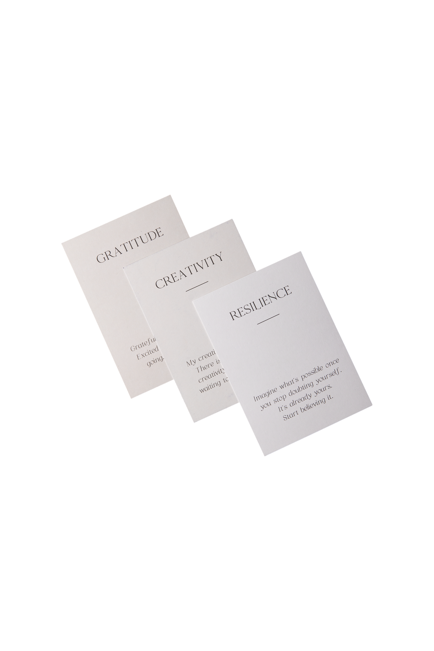 20x affirmation cards spiritual set for daily inspiration