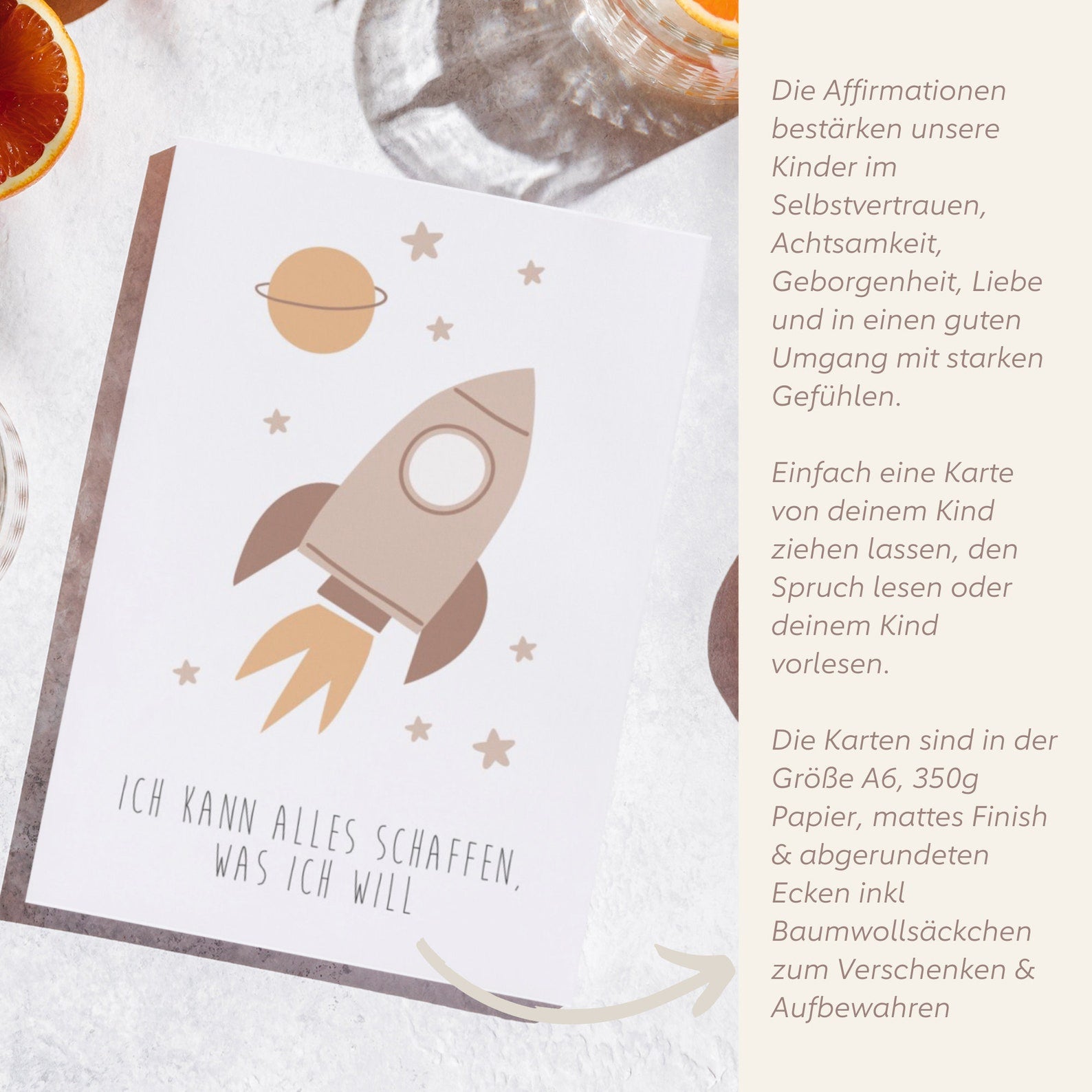 Affirmationskarten Kinder Mutmachkarten Positive Glaubenssätze Geschenk Geburtstag Schulanfang