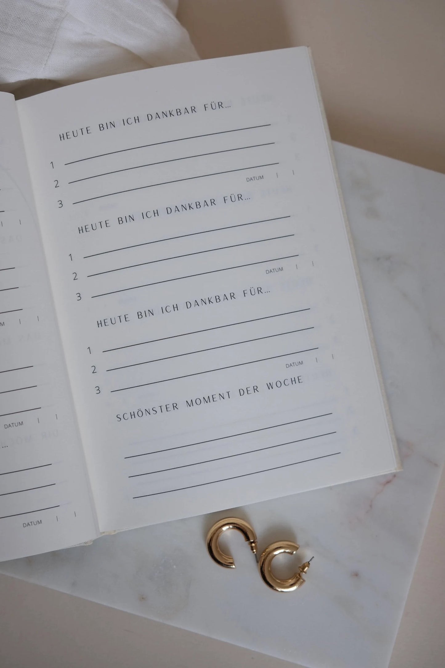 THE LIFE BARN 3x Gratitude Diary Set What I Am Grateful For 